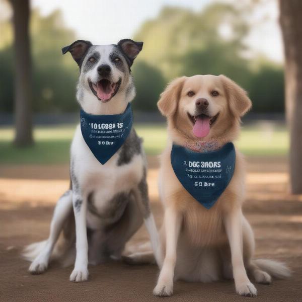 Benefits of Personalized Dog Bandanas