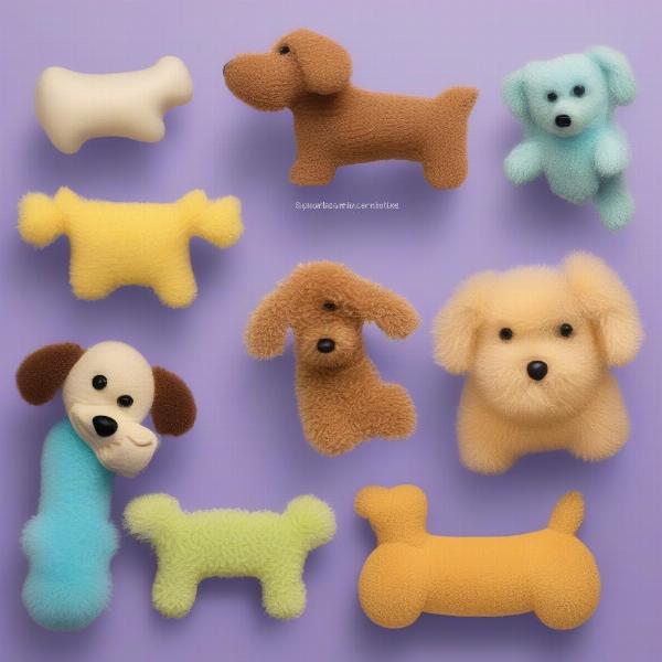 Loofa Dog Toy Variety