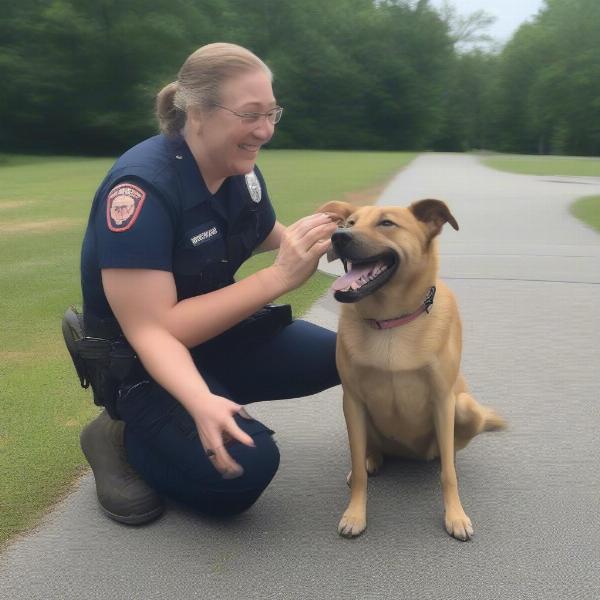 Lost Dog Reunited with Owner in Montgomery County