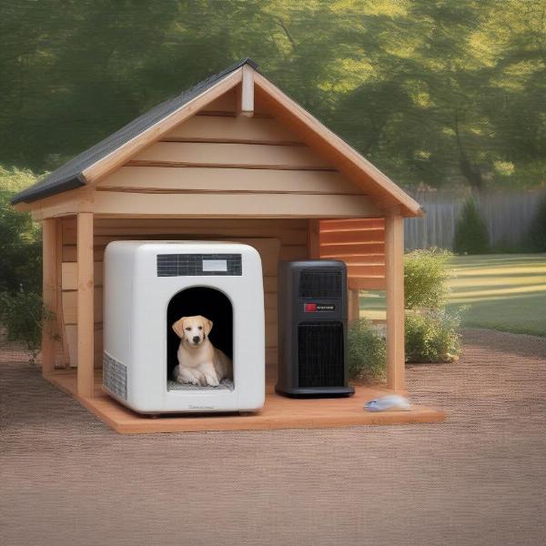 Choosing an air conditioning system for a dog house