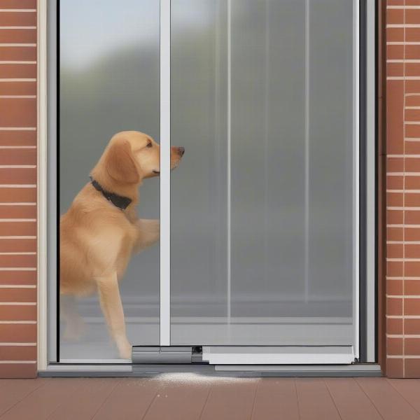 Maintaining a Sliding Screen Door with Dog Door