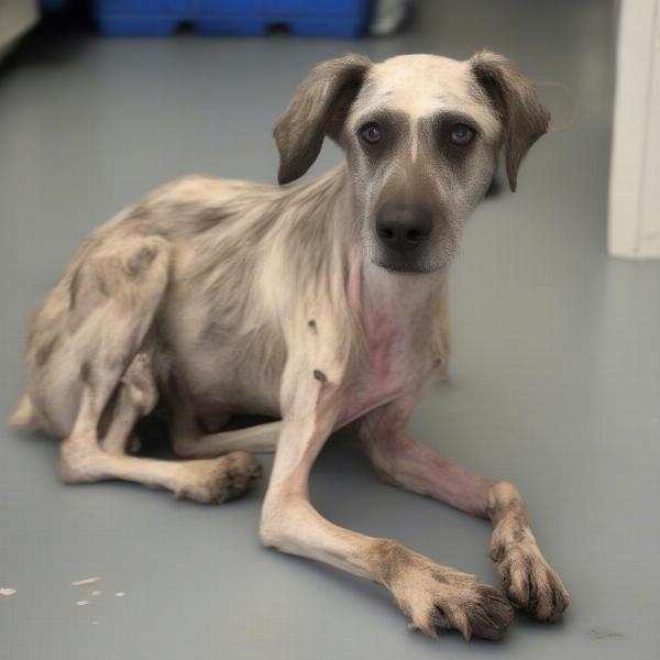 Malnourished Dog Rescue