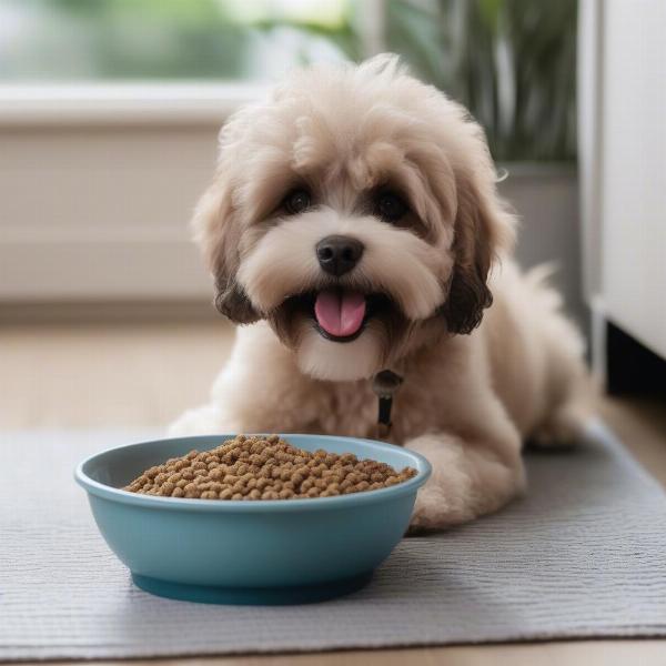 Malshipoo eating