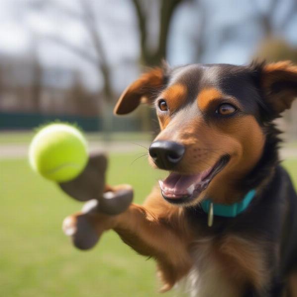 Manual Ball Launcher for Small Dogs in the UK