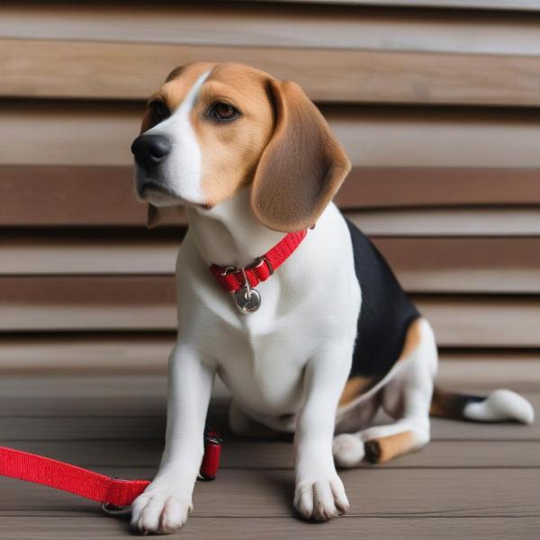 Martingale Collar on a Dog