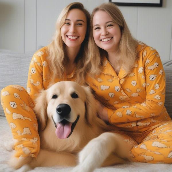 Matching Dog and Owner Pajamas