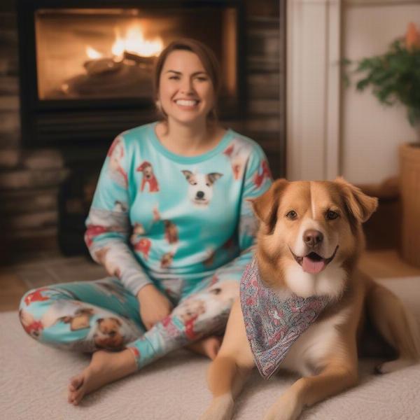 Matching Dog Bandanas