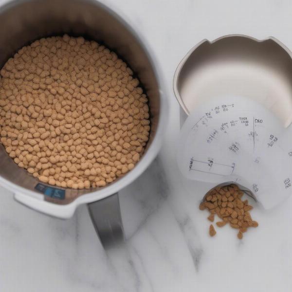 Measuring Dog Food Portions for Neutered Dogs