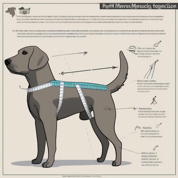 Measuring a Dog for a Harness