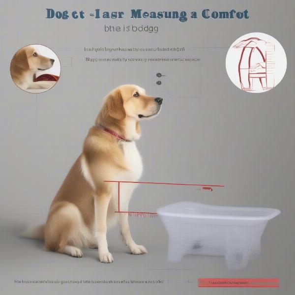 Measuring a Dog for a Metal Bed