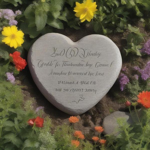 Memorial Garden Stone