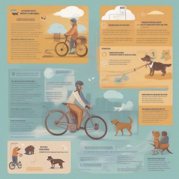 Safety tips for cycling with your dog