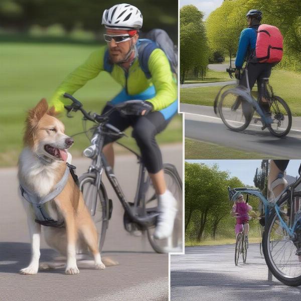 Safety tips for cycling with dogs