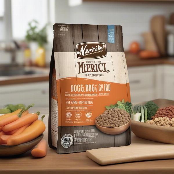 Merrick Freeze-Dried Dog Food Packaging