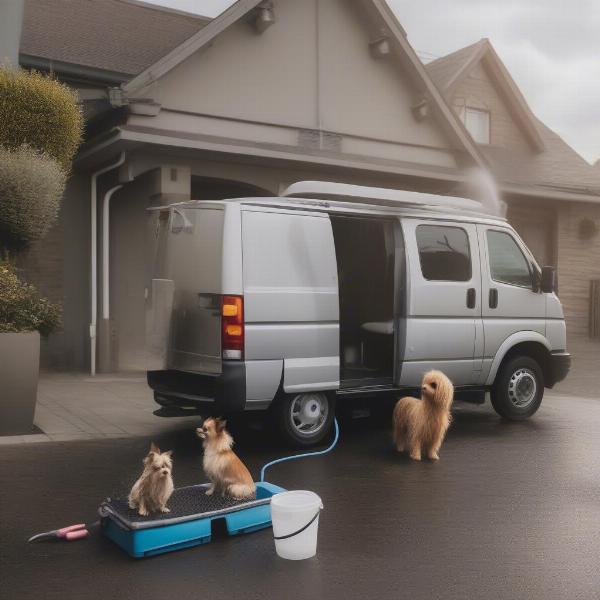 Mobile Dog Wash for Small Breeds