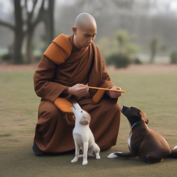 Monks of New Skete dog training and positive reinforcement