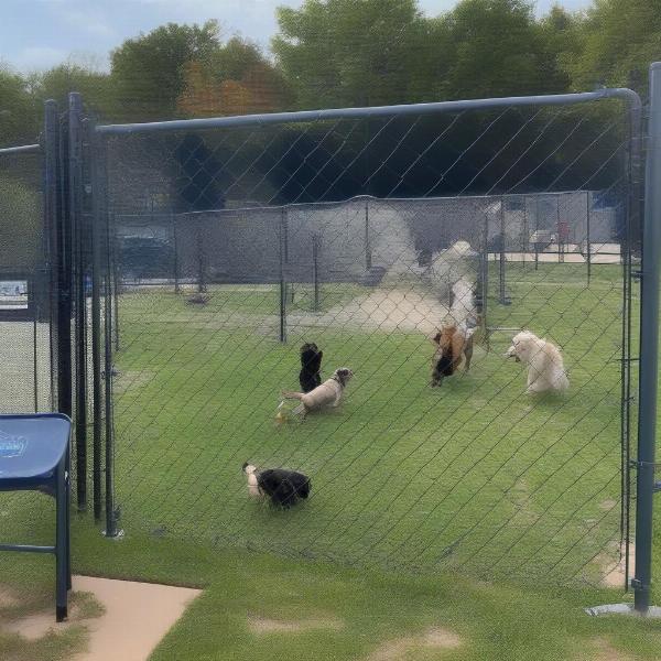 Fenced Area at Navy Yard Dog Park