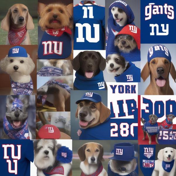 New York Giants Dog Apparel Variety