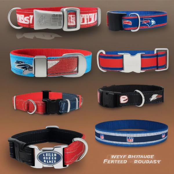 NFL Dog Collars with Added Features