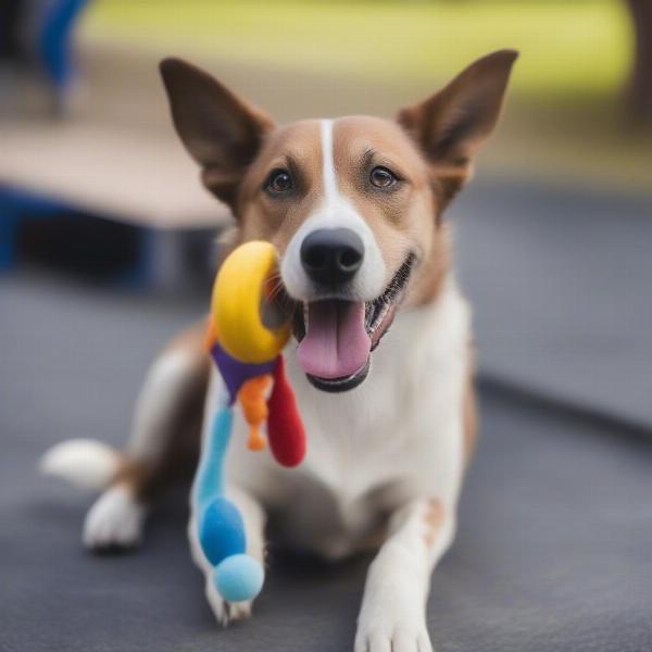 Dog's first day at daycare