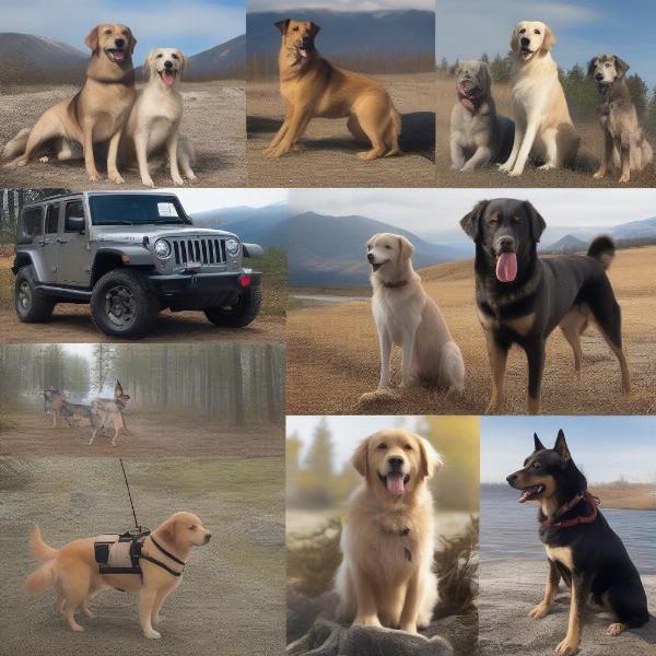 Jeep-friendly dog breeds