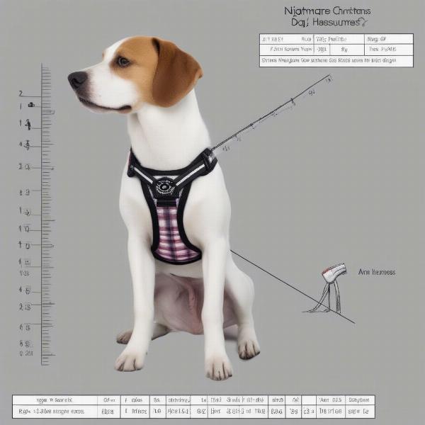 Nightmare Before Christmas Dog Harness Sizes Chart