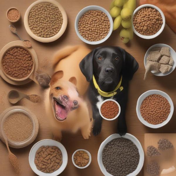 Nood dog food for different breeds