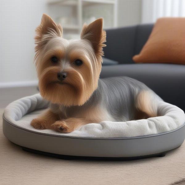 Orthopedic Dog Bed for Senior Yorkie