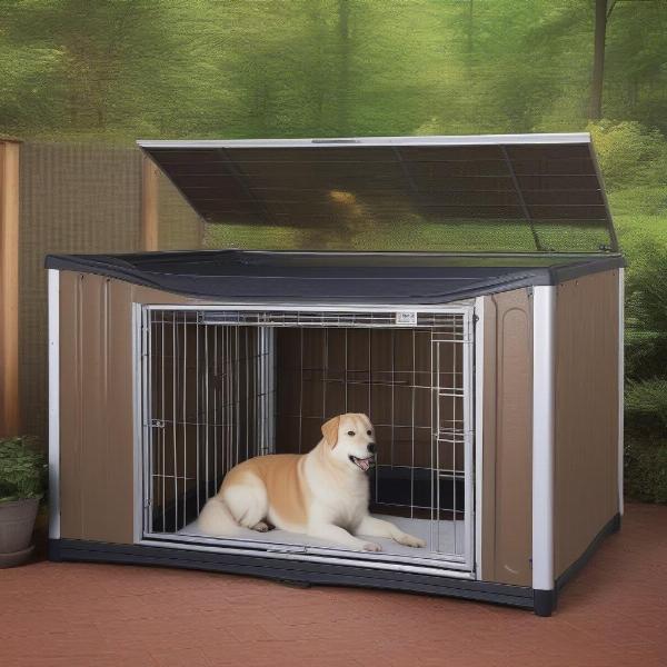 Outdoor Climate Controlled Dog Kennel