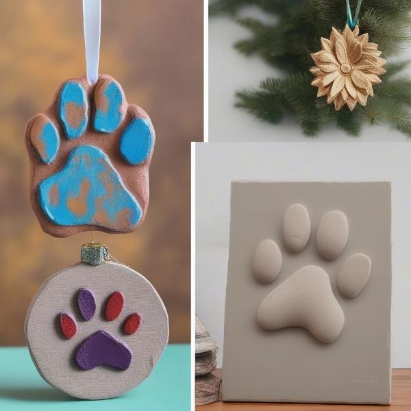 Paw Print Art: Painting and Ornament