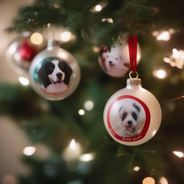 Personalized Christmas Baubles for Your Dog