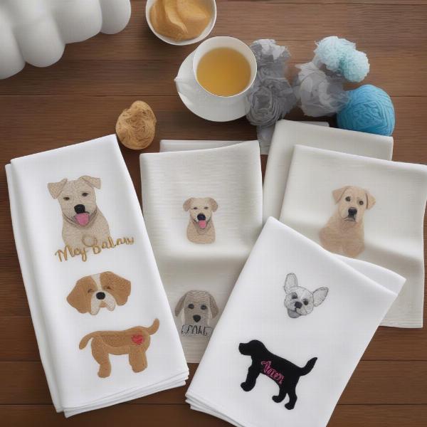 Personalized Dog Tea Towels