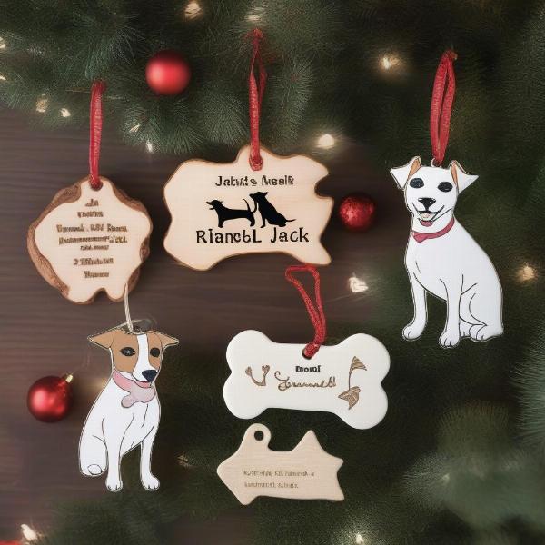 Personalized Jack Russell Ornaments