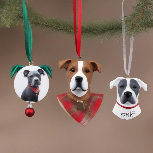 Personalized Staffy Ornaments for Gift Giving