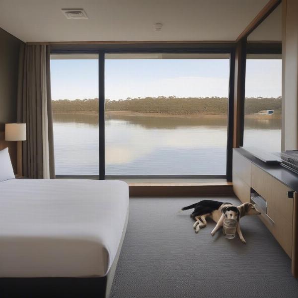 Pet-friendly hotel in Mildura with riverfront views and dog amenities.