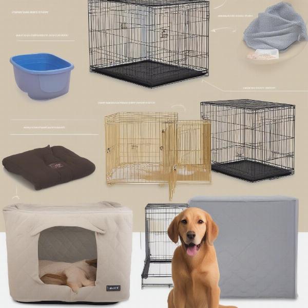 Dog cage accessories