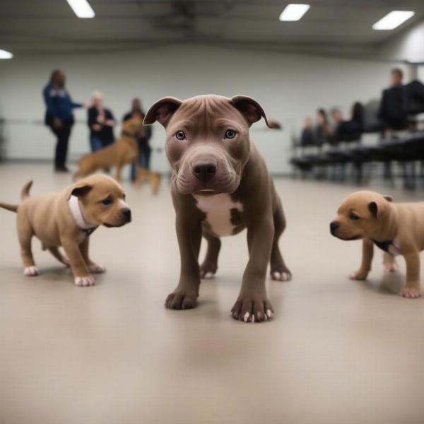 Pit bull training and socialization