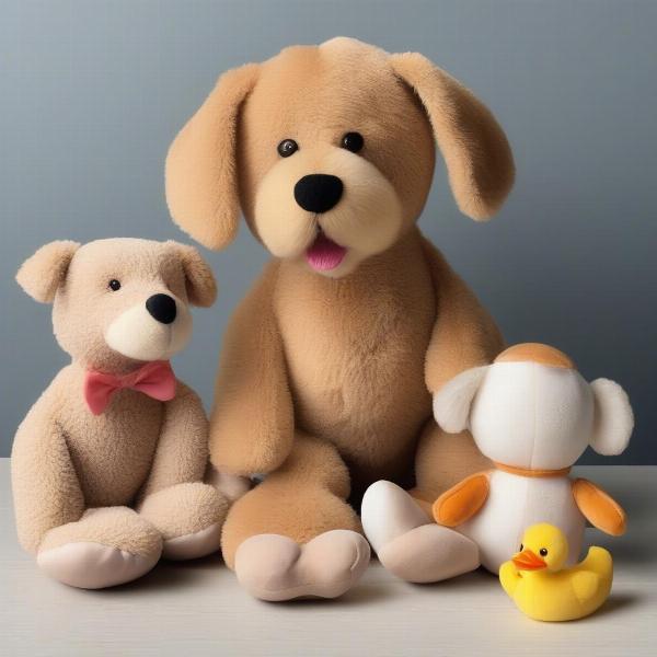 Plush Squeaky Dog Toys