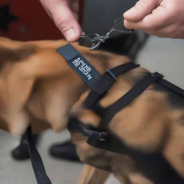 Maintaining a Police Dog Lead