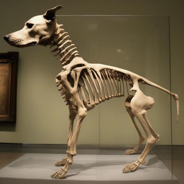 Pompeii dog skeleton