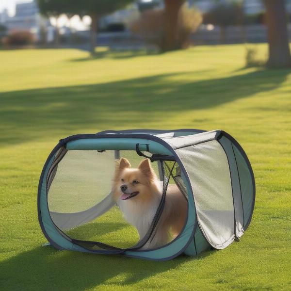 Portable Pop-Up Dog Run for Travel