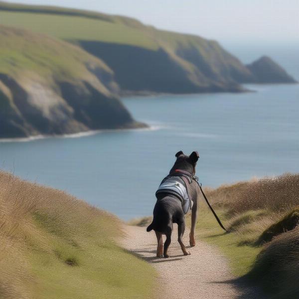 Coastal Walk with Dog in Portland