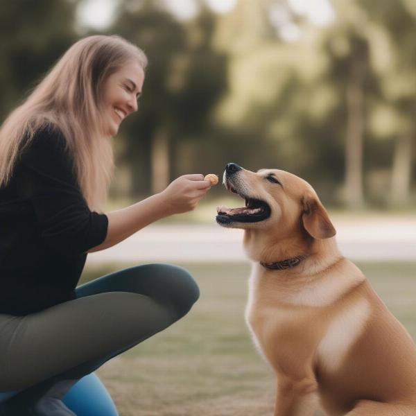 Positive Reinforcement Dog Training in Action