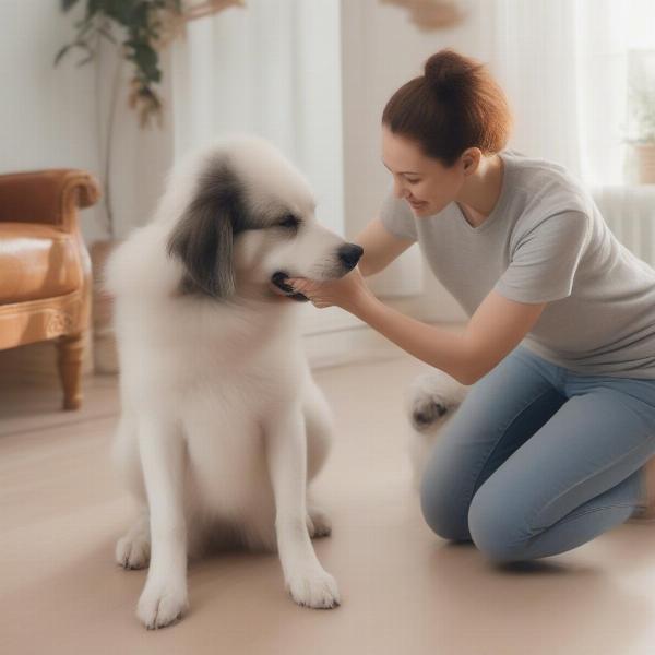 Preparing your dog for grooming in Brackley