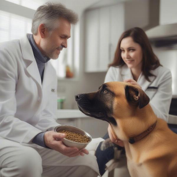 Consulting a Veterinarian about ProChoice Dog Food