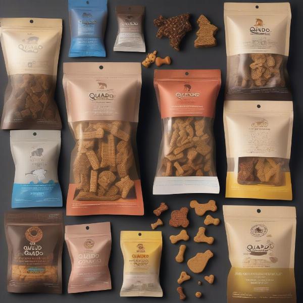 Various Types of Quado Dog Treats