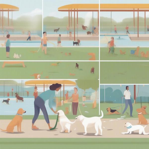 Dog water park etiquette