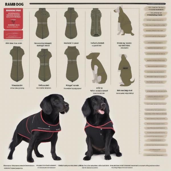 Rambo Dog Coat Sizes Chart