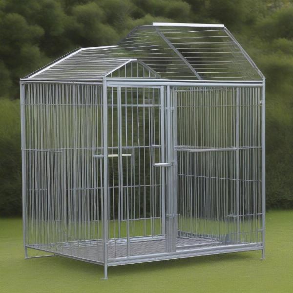 Outdoor Range Dog Cage