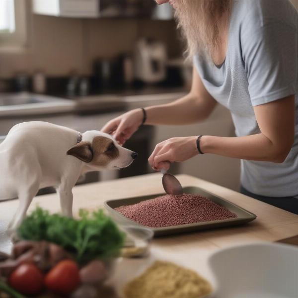 Preparing Raw Dog Food Safely